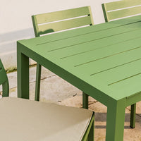 ANNA 4-SEAT DINING SET IN GREEN