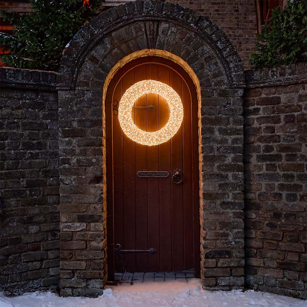 MICRO LED DOUBLE SIDED 3D WREATH