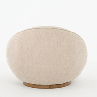 MOLLY SWIVEL CHAIR IN CURLED FABRIC