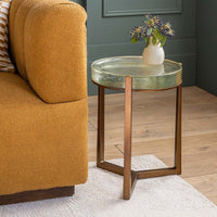 MOLTEN SIDE TABLE IN CLEAR - LOW