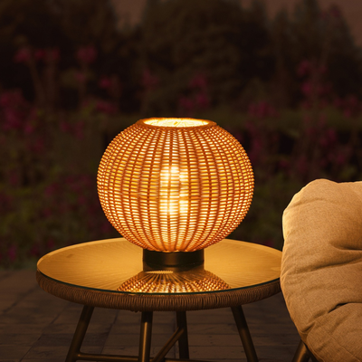ORTA SESAME RATTAN 27CM TABLE LAMP