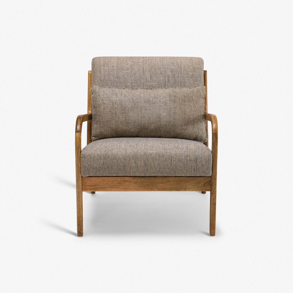 PIP ARMCHAIR IN TICKING