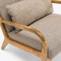 PIP ARMCHAIR IN TICKING