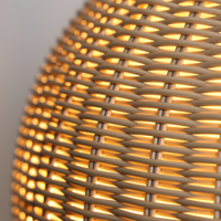 RAVELLO SESAME RATTAN 55CM PENDANT LIGHT