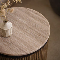 RONDO MARBLE SIDE TABLE