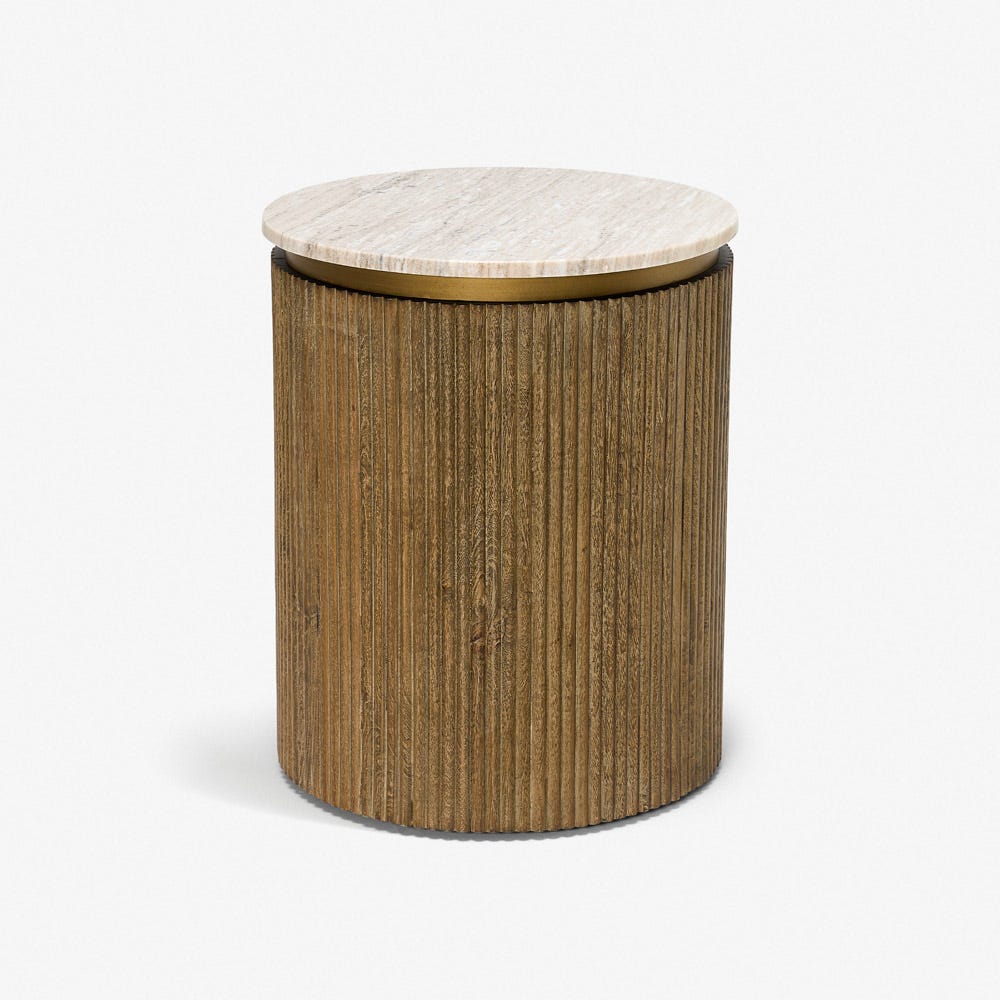 RONDO MARBLE SIDE TABLE