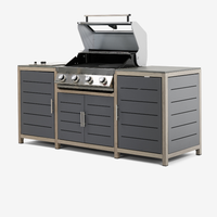 SAVANNAH BIRCH 4 BURNER DELUXE OUTDOOR KITCHEN