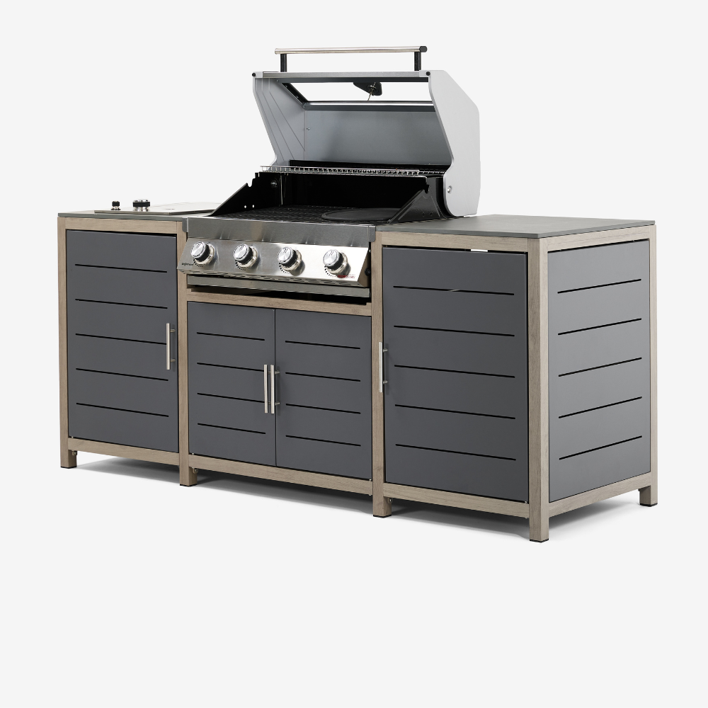 SAVANNAH BIRCH 4 BURNER DELUXE OUTDOOR KITCHEN