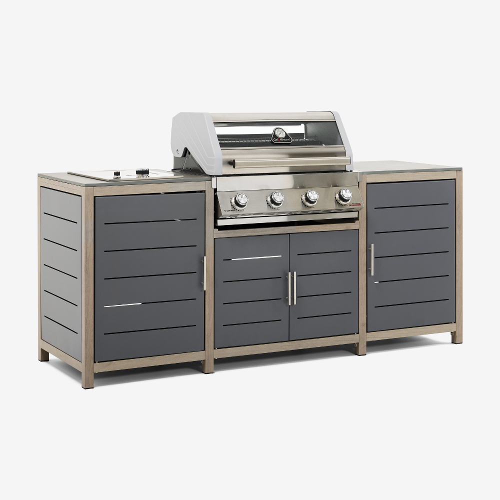 SAVANNAH BIRCH 4 BURNER DELUXE OUTDOOR KITCHEN