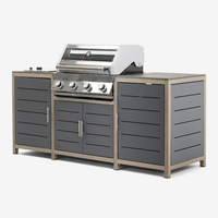 SAVANNAH BIRCH 4 BURNER DELUXE OUTDOOR KITCHEN