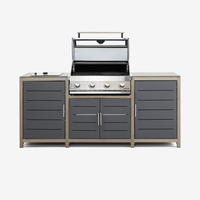 SAVANNAH BIRCH 4 BURNER DELUXE OUTDOOR KITCHEN