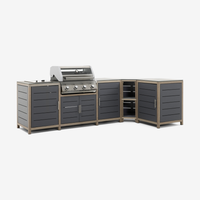 SAVANNAH BIRCH 4 BURNER DELUXE OUTDOOR KITCHEN