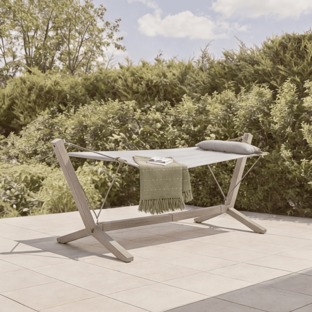 SAVANNAH BIRCH WOOD-EFFECT HAMMOCK