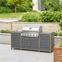 SAVANNAH BIRCH 6 BURNER DELUXE OUTDOOR KITCHEN