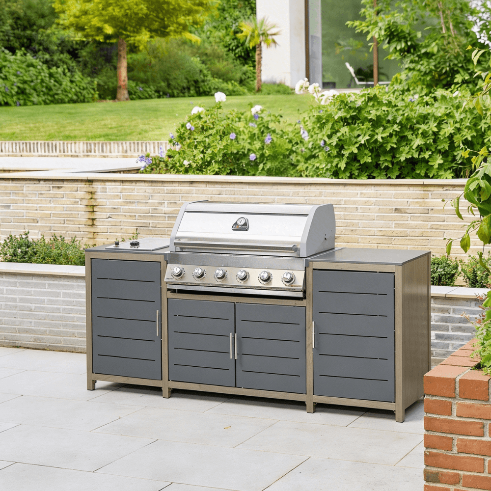 SAVANNAH BIRCH 6 BURNER DELUXE OUTDOOR KITCHEN