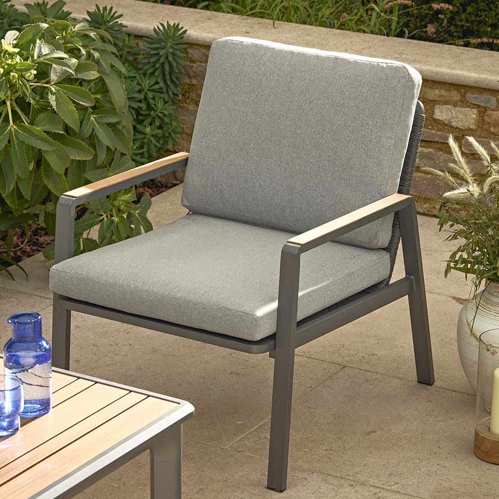 Savannah Rope Lounge Set - Oak
