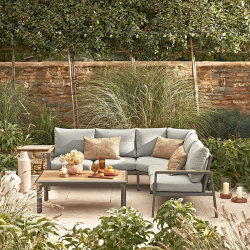 Savannah Rope Corner Lounge Set - Oak