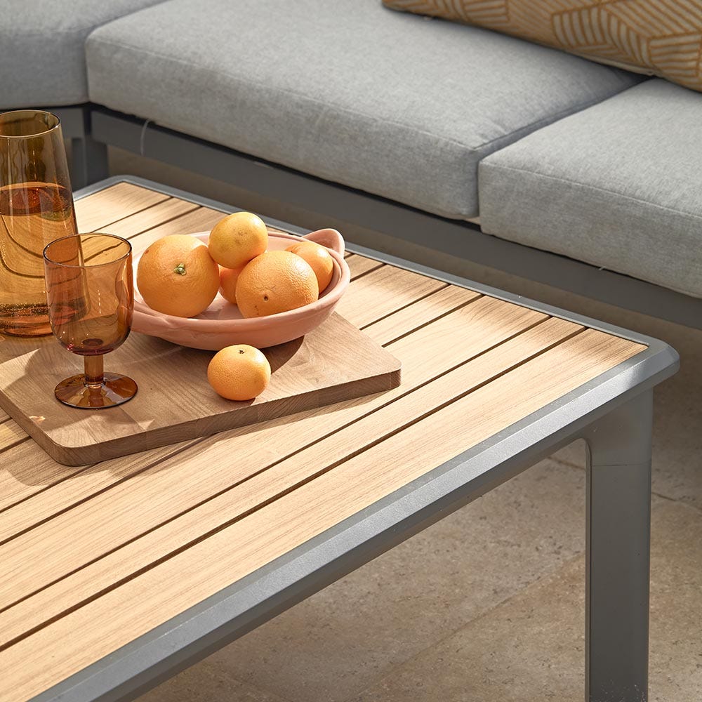 Savannah Rope Corner Lounge Set - Oak