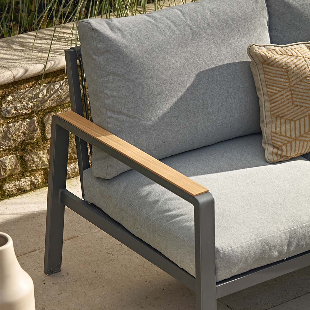 Savannah Rope Corner Lounge Set - Oak
