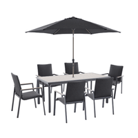 SAVANNAH BIRCH 6 SEAT DINING SET