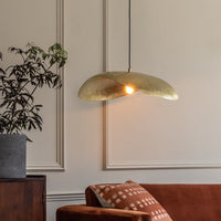 Serene Brass Pendant Light