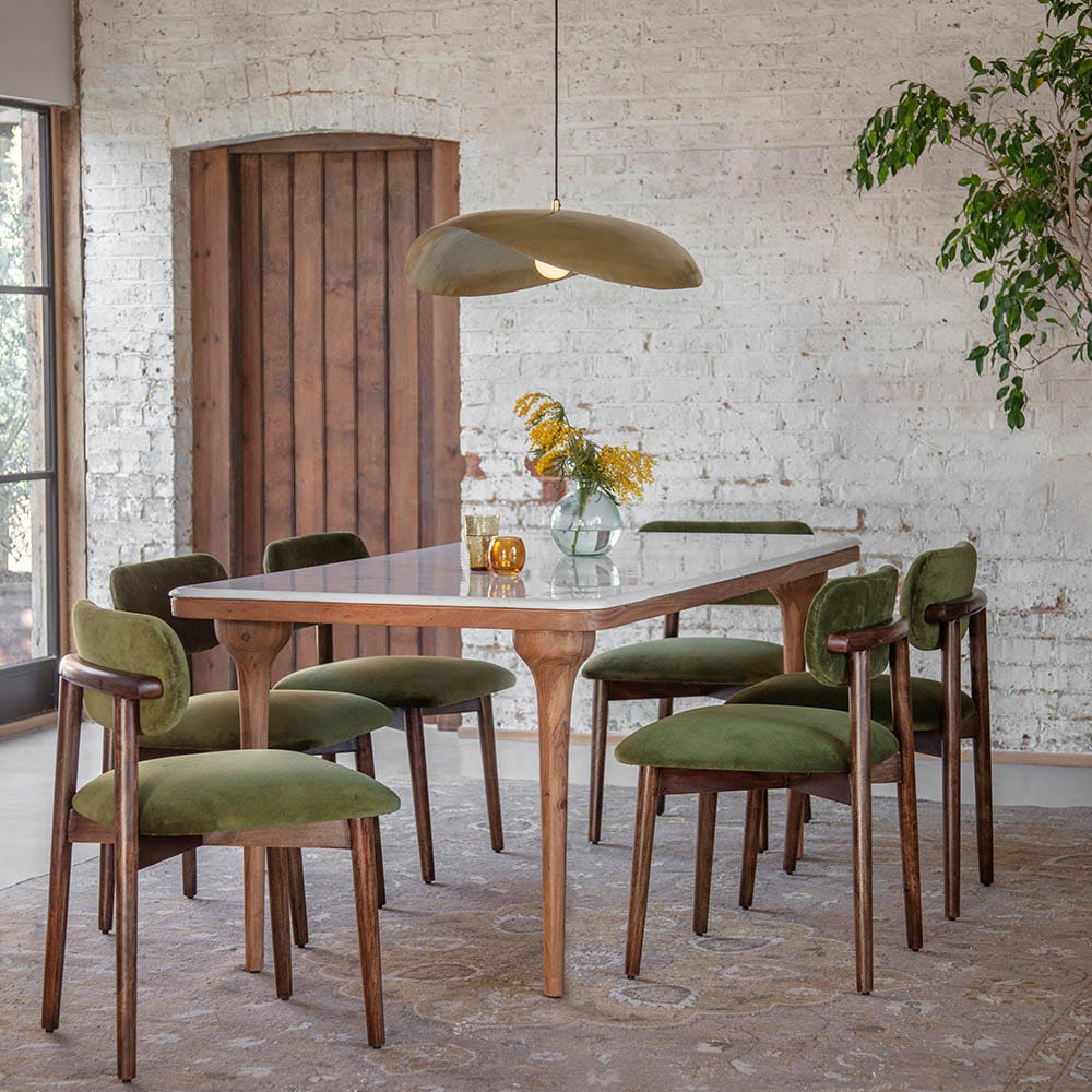 Serene Brass Pendant Light