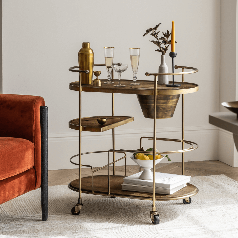 SPRITZ DRINKS TROLLEY WITH ICE BUCKET