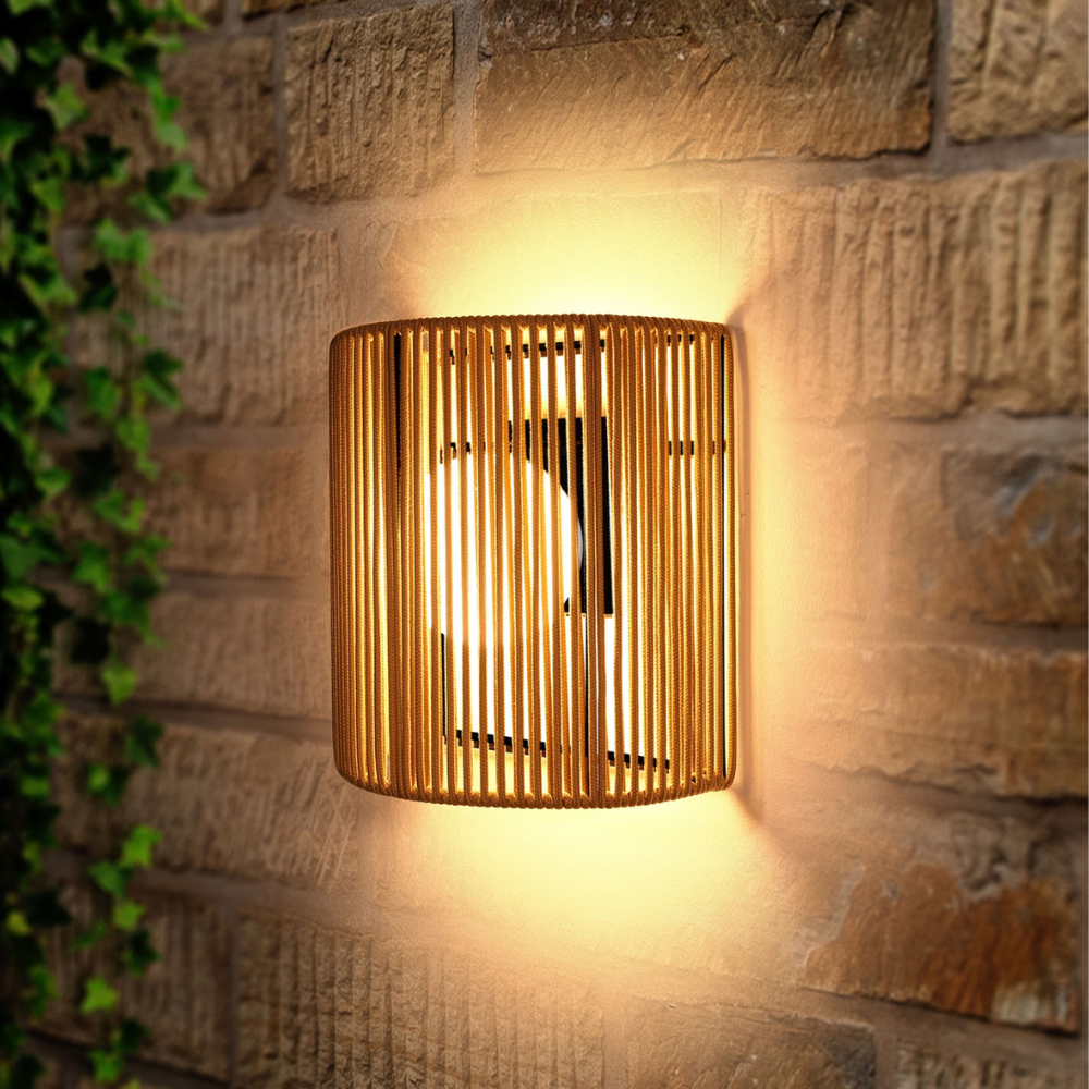 TAMBURO LATTE 34CM WALL LAMP