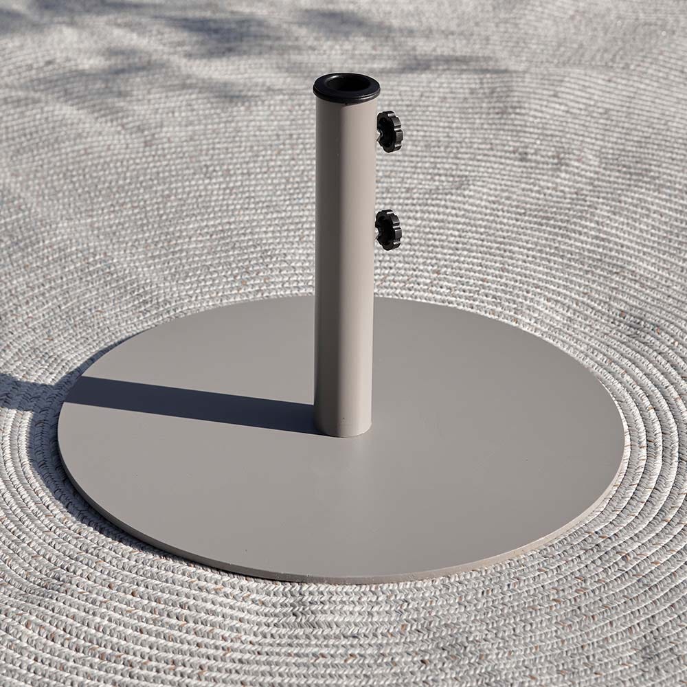 16KG STEEL PARASOL BASE - TAUPE