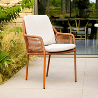 OLIVIA TERRACOTTA 6 SEAT RECT DINING SET