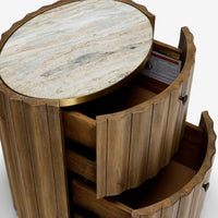 TREVISO BEDSIDE TABLE - NATURAL