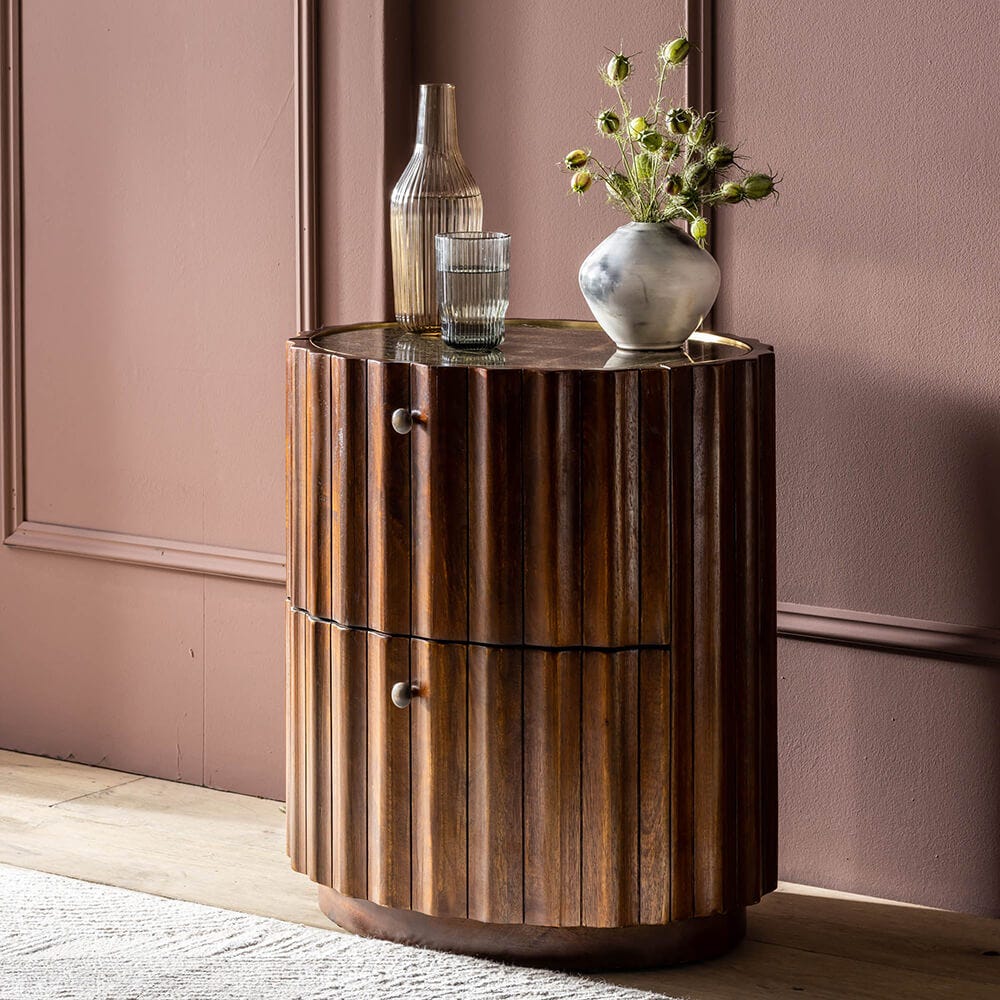 TREVISO BEDSIDE TABLE VINTAGE FINISH