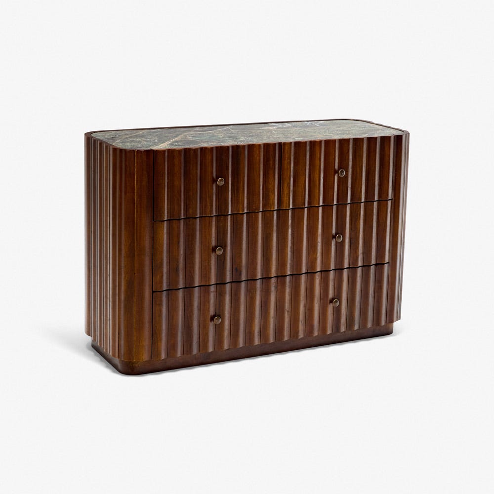 TREVISO CHEST OF DRAWERS - BROWN