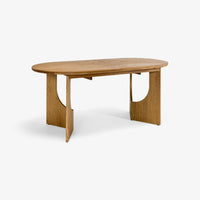 UMI SOLID OAK DINING TABLE