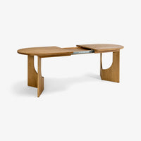 UMI SOLID OAK DINING TABLE