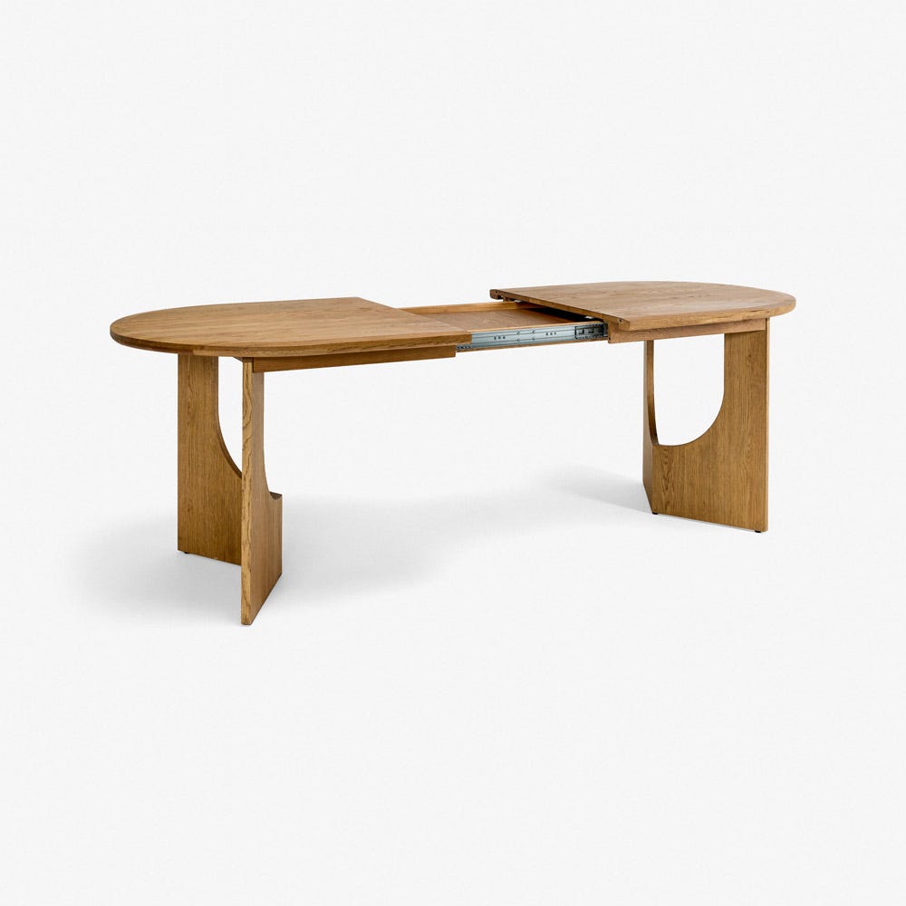 UMI SOLID OAK DINING TABLE