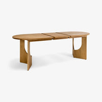 UMI SOLID OAK DINING TABLE