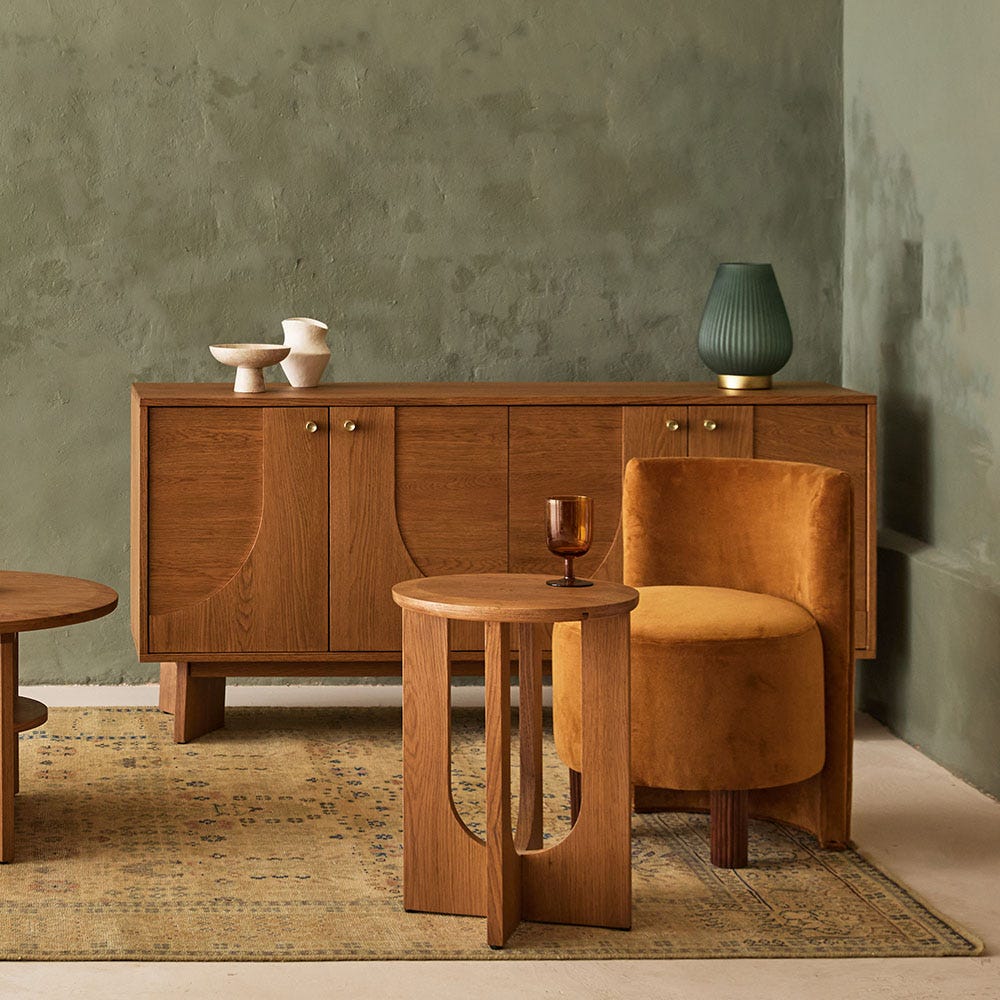 WESLEY OCCASIONAL CHAIR IN MUSTARD VELVET