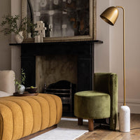 WESLEY OCCASIONAL CHAIR IN DEEP GREEN VELVET