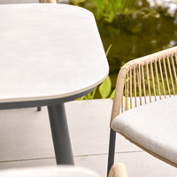 OLIVIA WHEAT 6 SEAT RECTANGULAR DINING SET