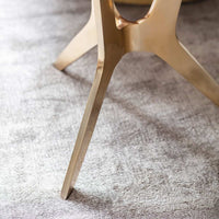 Arcadia White Marble Side Table