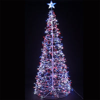 1.8M SPECTRUM REMOTE CONTROL ICICLE SPIRAL TREE