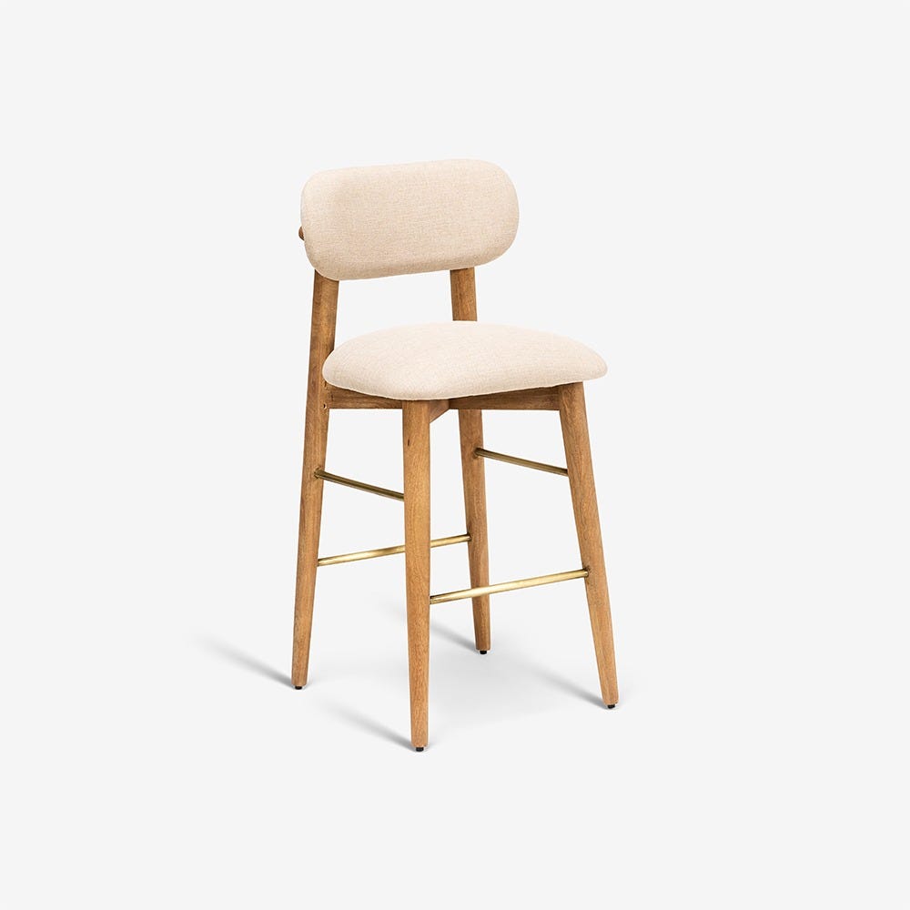 LAYLA BARSTOOL IN LINEN MIX