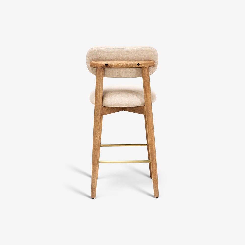 LAYLA BARSTOOL IN LINEN MIX