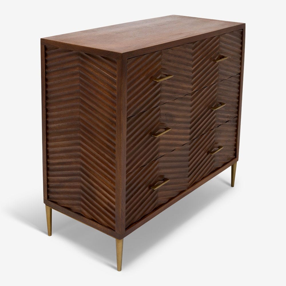 FANDANGO CHEST OF DRAWERS - VINTAGE STAIN