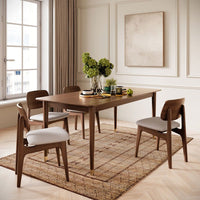 MURRAY DINING CHAIR PAIR- WALNUT STAIN