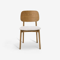 MURRAY DINING CHAIR PAIR- MUTED OAK STAIN