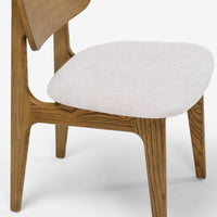 MURRAY DINING CHAIR PAIR- MUTED OAK STAIN
