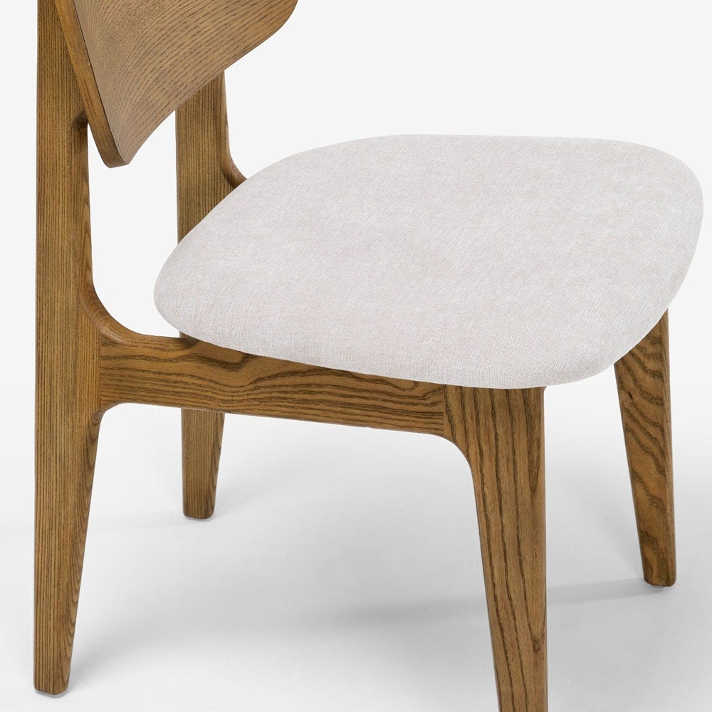 MURRAY DINING CHAIR PAIR- MUTED OAK STAIN