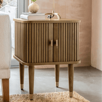BYRON SIDE TABLE- MUTED OAK FINISH